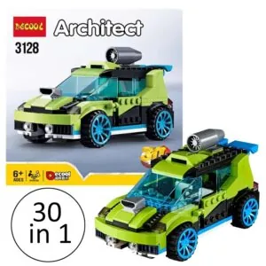 30-in-1 Green Rocket Car Building Kit by Architect Creator