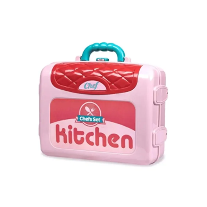 Pink Kitchen Stove Briefcase Play Set - 20 Inches - Image 6
