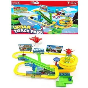 Urban Car Track Set with Lights and Music - Fun Playtime Toy for Kids