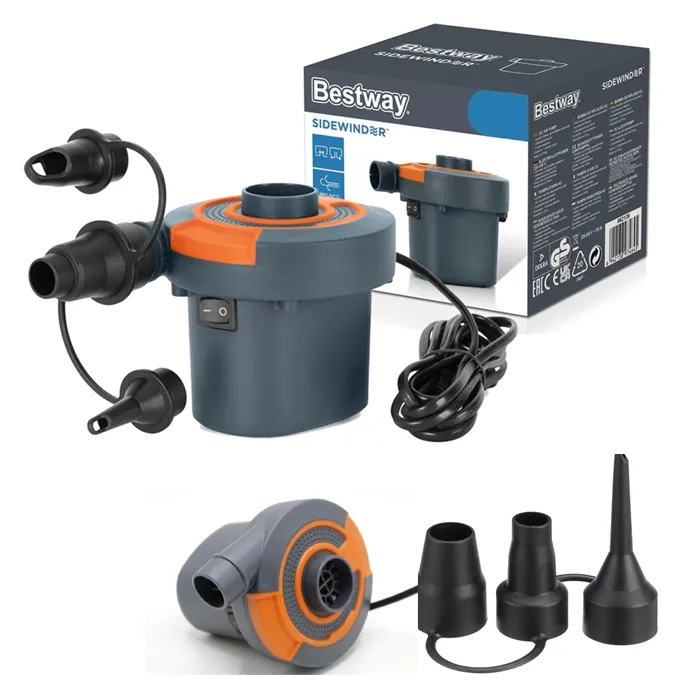 Sidewinder Electric Air Pump for Pools & Toys - Fast Pool Inflation