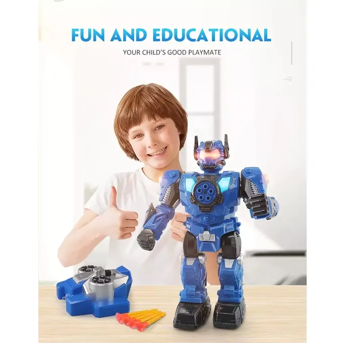 Remote Control Police Robot Shooter - Educational Robotics Toy for Kids - Image 5