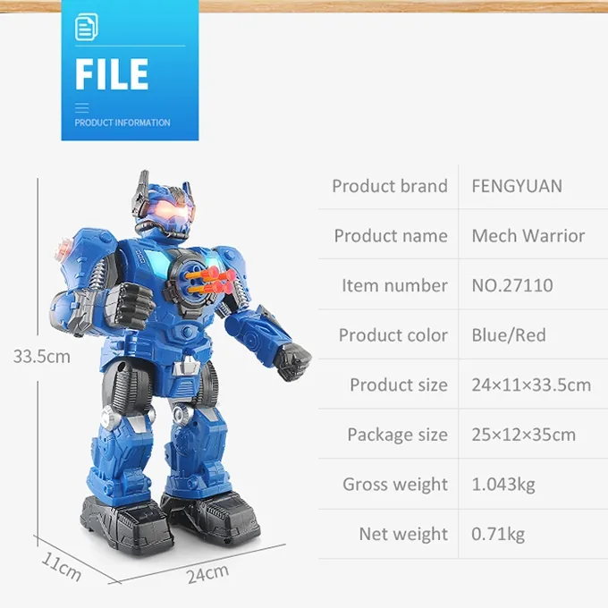 Remote Control Police Robot Shooter - Educational Robotics Toy for Kids - Image 4