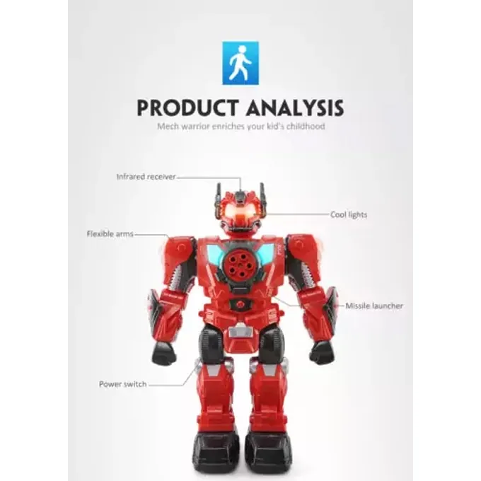 Remote Control Mech Warrior Police Robot - Fun and Educational Robotics Toy - Image 4