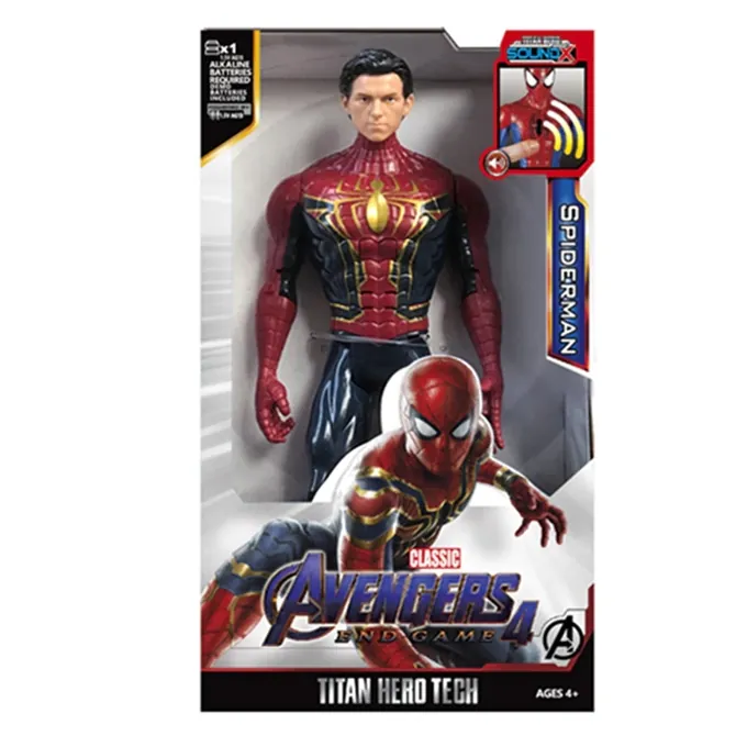 Spiderman Unmasked 11-Inch Action Figure - Fun Toy for Kids Ages 3-6 - Image 3