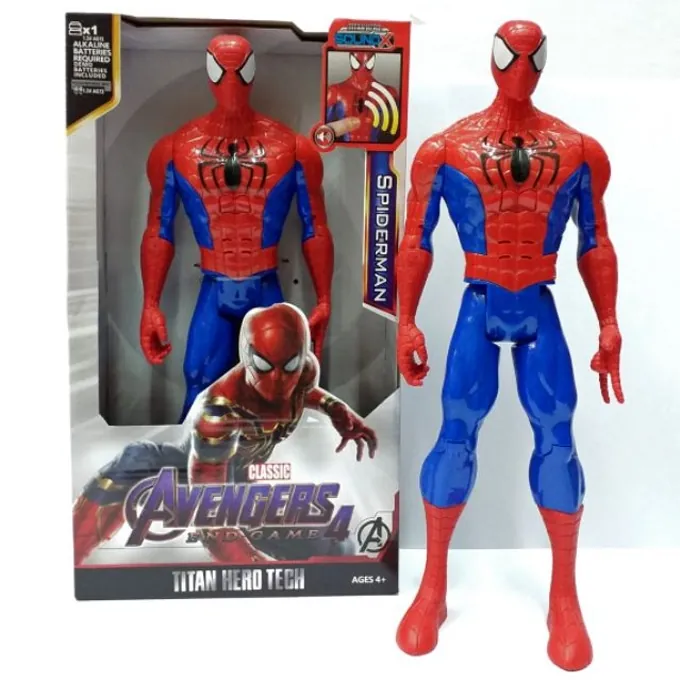 Spiderman Comic Edition 11-Inch Action Figure - Classic Hero Toy for Kids 3-6