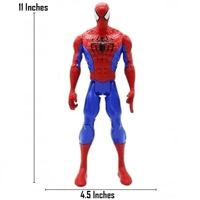 Spiderman Comic Edition 11-Inch Action Figure - Classic Hero Toy for Kids 3-6 - Image 2