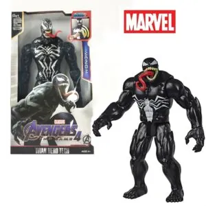 Spiderman Venom Black 11-Inch Action Figure - Villain Toy for Kids 3-6