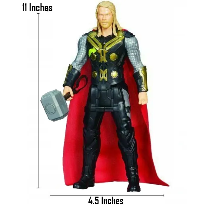Thor Classic 11-Inch Action Figure - Avengers Hero Toy for Kids 3+ - Image 2