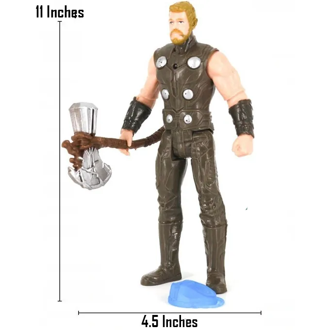 Thor Ragnarok 11-Inch Action Figure - Avengers Battle Toy for Kids 3+ - Image 2