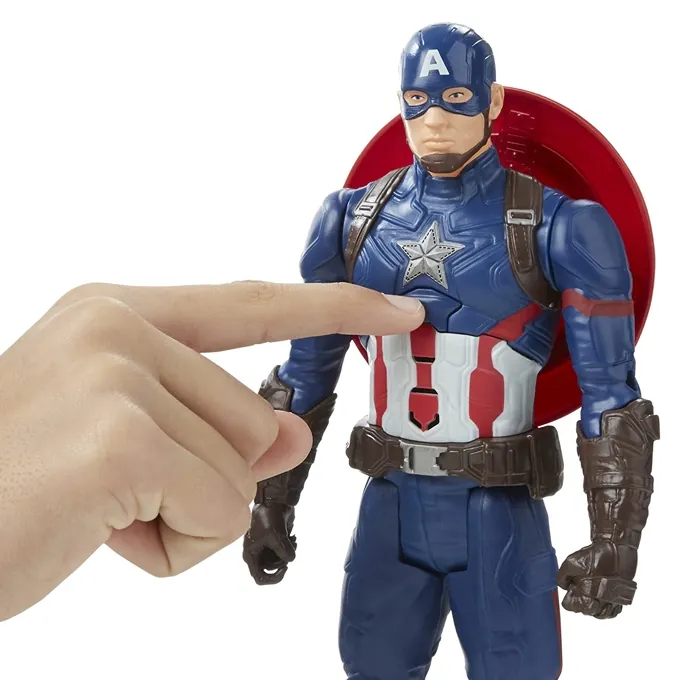 Captain America 11-Inch Action Figure - Avengers Hero Toy for Kids 3+ - Image 3
