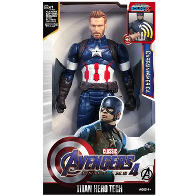 Steve Rogers 11-Inch Captain America Action Figure - Avengers Hero Toy for Kids 3+ - Image 3