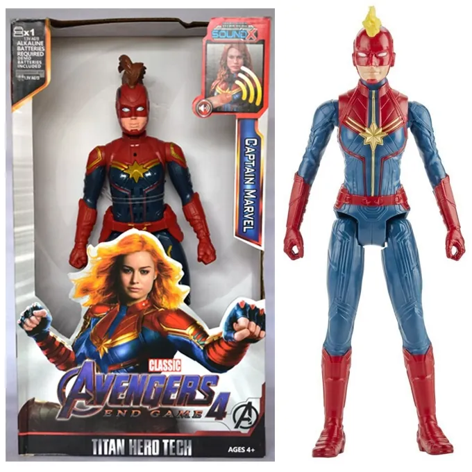 Captain Marvel 11-Inch Action Figure - Avengers Superhero Toy for Kids 3+