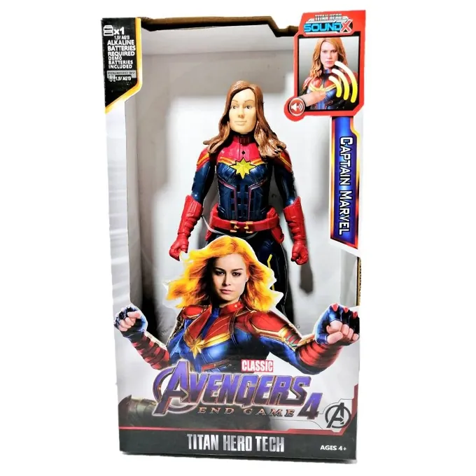 Carol Danvers 11-Inch Captain Marvel Action Figure - Avengers Hero Toy for Kids 3+ - Image 3