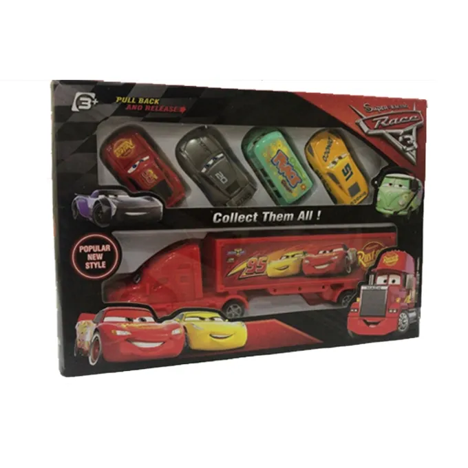 McQueen & Friends Play Set with Storage Container - Engaging Activity Toy - Image 3