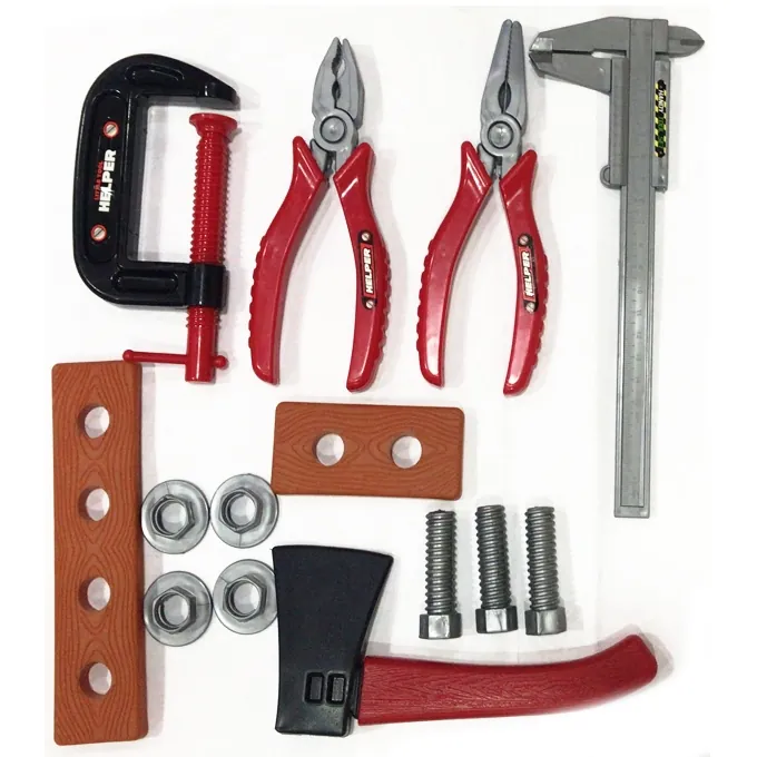 Handy Man Tool Set with Saw ? 19-Piece Toy Set for Kids