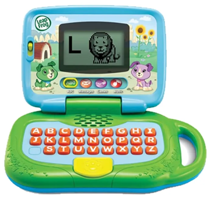 Green Leap Frog Laptop - Educational Toy for All Ages - Image 2