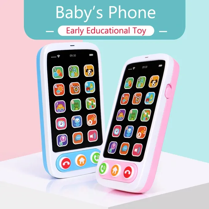 Early Educational Touch Phone Toy - Light & Sound Fun for Babies - Image 2