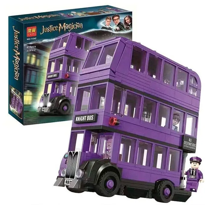 Bela Hogwarts Knight Bus and Clock Tower Building Kit