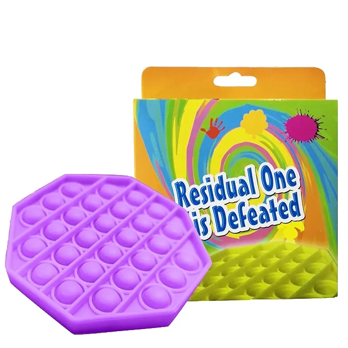 Push Pop Bubble Fidget Spinner - 5-Inch Hexagon Design - Sensory Toy