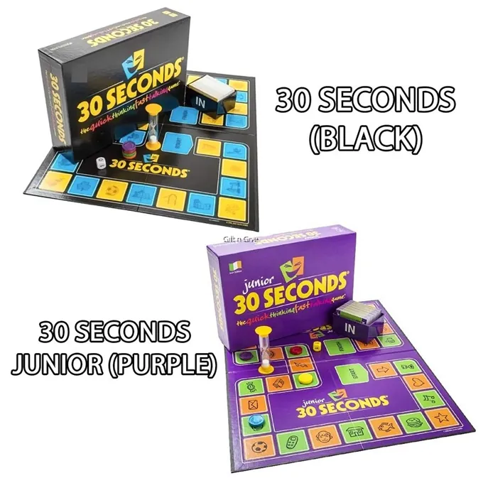 30 Seconds Junior Board Game - Fast-Paced Family Fun (Ages 6+) - Image 2