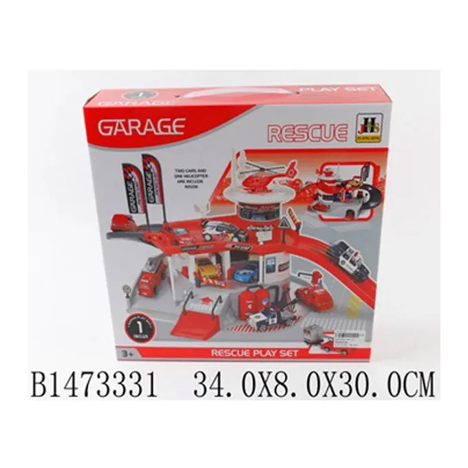 Fire Fighting Rescue Garage Station with Helipad ? Activity Toy for Kids - Image 2