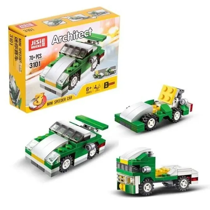 Mini Speeder Car Building Kit - 3-in-1