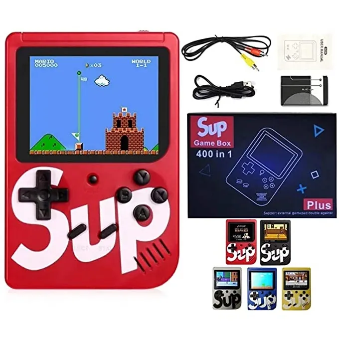 Retro 400-in-1 Handheld Game Console - Reflex and Coordination Toy (Ages 7+) - Image 3