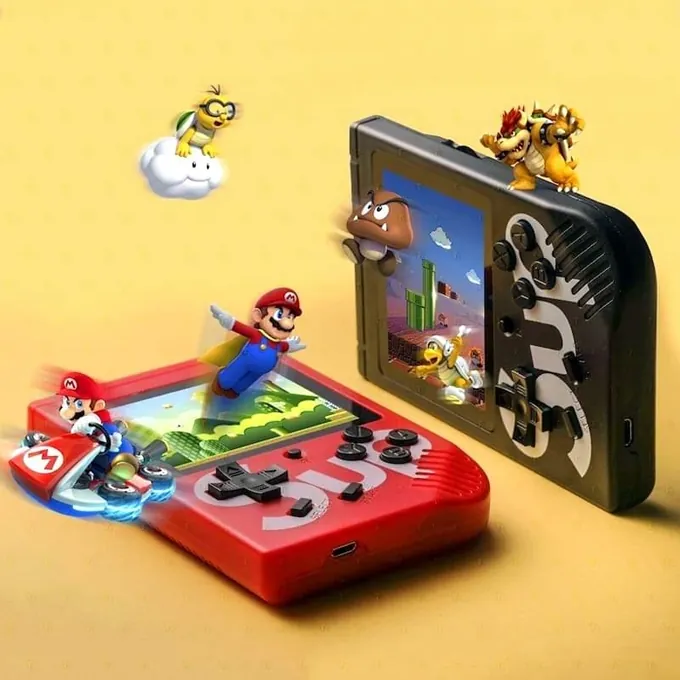 Retro 400-in-1 Handheld Game Console - Reflex and Coordination Toy (Ages 7+) - Image 4