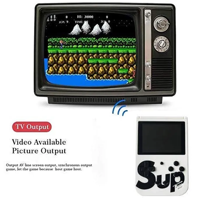 Retro 400-in-1 Handheld Game Console - Reflex and Coordination Toy (Ages 7+) - Image 3