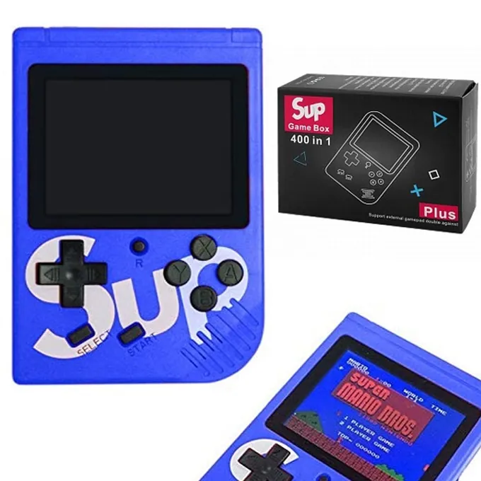 Retro 400-in-1 Handheld Game Console - Reflex and Coordination Toy (Ages 7+)