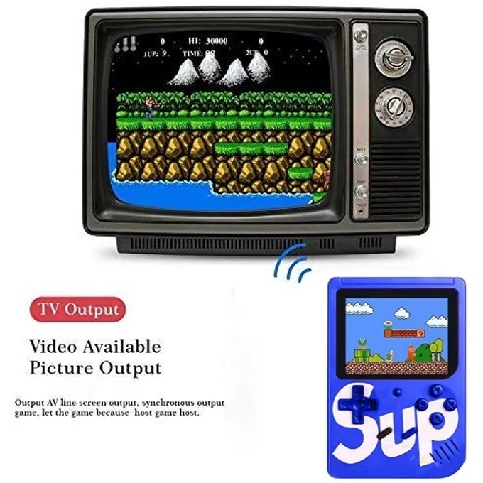 Retro 400-in-1 Handheld Game Console - Reflex and Coordination Toy (Ages 7+) - Image 2