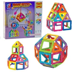 Creative Magnetic Shape Puzzle Blocks - 30 Pieces