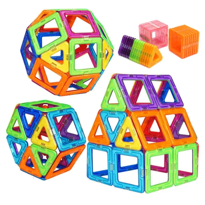 Creative Magnetic Shape Puzzle Blocks - 30 Pieces - Image 2
