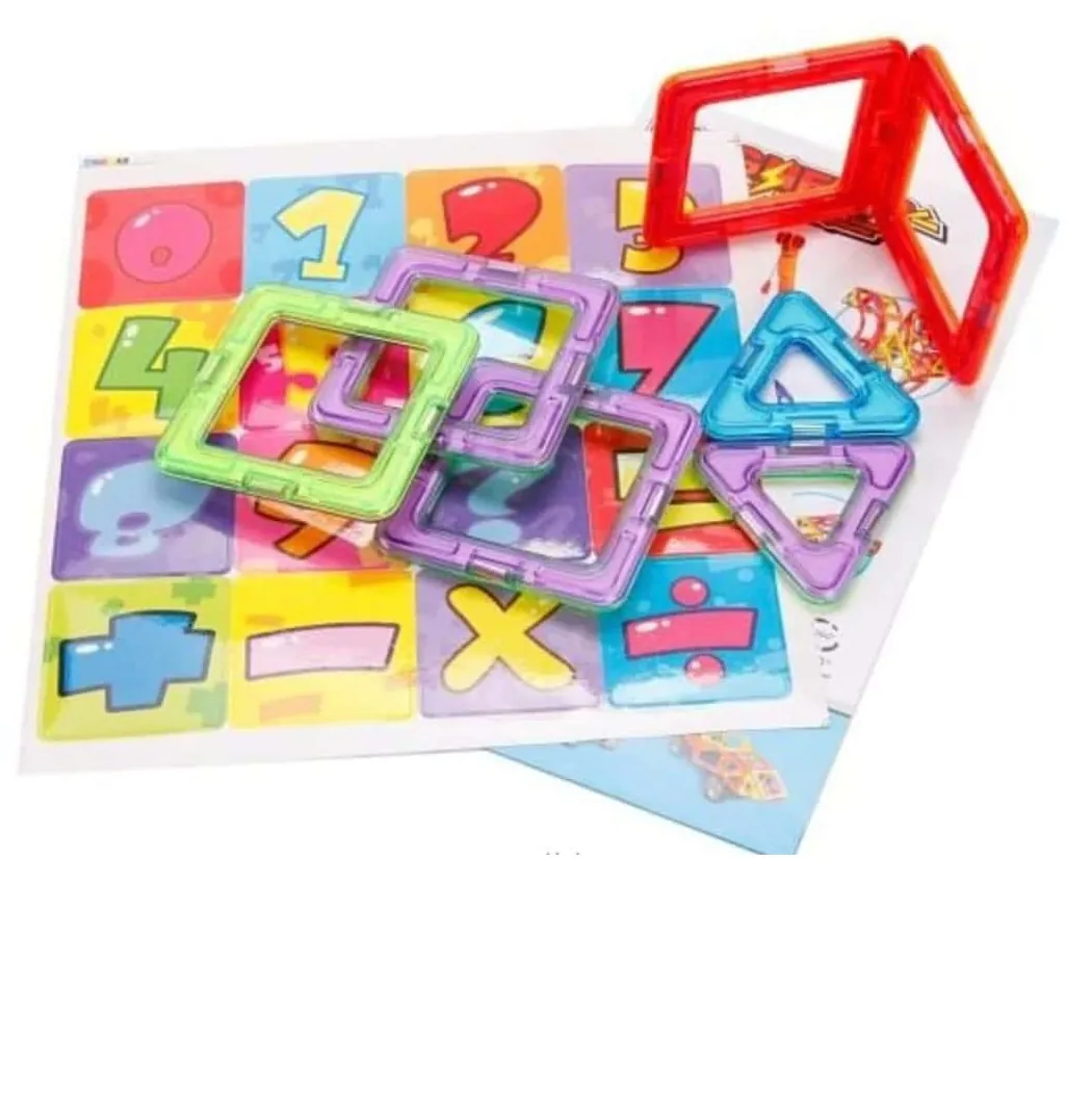 Creative Magnetic Shape Puzzle Blocks - 30 Pieces - Image 4