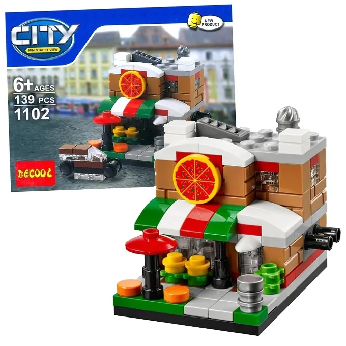 Jisi Mini Pizza Shop Building Blocks