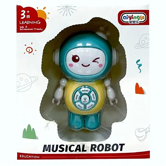 Musical Robot for Kids - Battery-Powered - Fun and Educational Robotics Toy