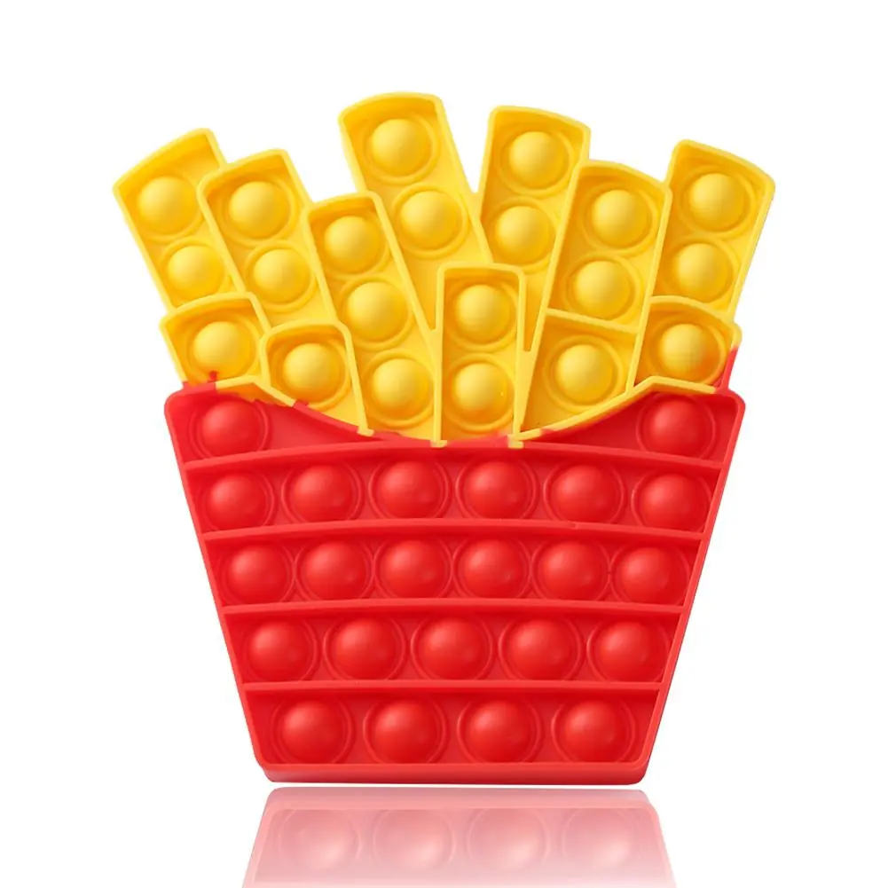 Push Pop Bubble Fidget Spinner - 7-Inch McDonald's Fries Design