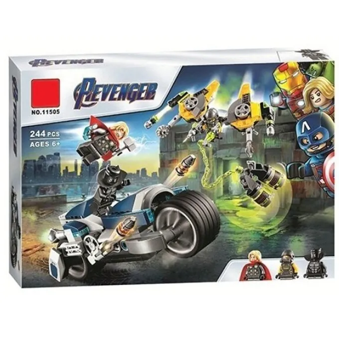 Avengers Bike Assault Building Kit - 244 Parts - Image 3