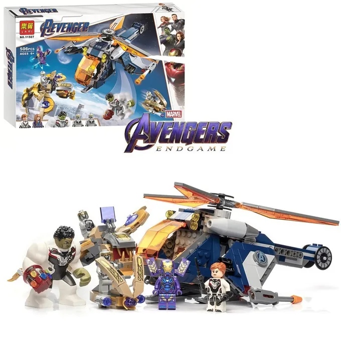 Hulk Rescue Helicopter Building Kit - 506 Parts