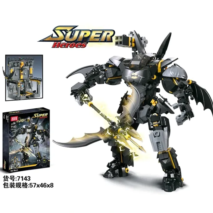 Batman Mech Armor with Base Building Kit