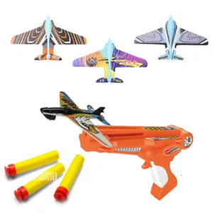 Aircraft Soft Dart Shooter with Planes - Toy for Kids