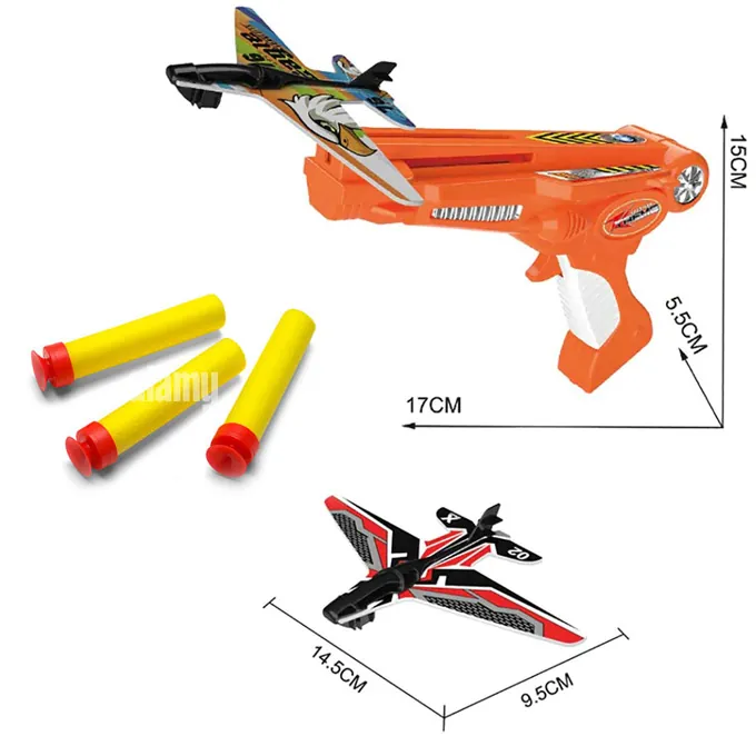 Aircraft Soft Dart Shooter with Planes - Toy for Kids - Image 2