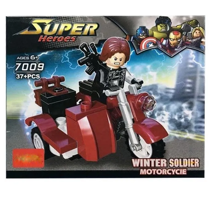 Winter Soldier Bike Model Kit - Superhero Series - 33+ Parts - Image 3