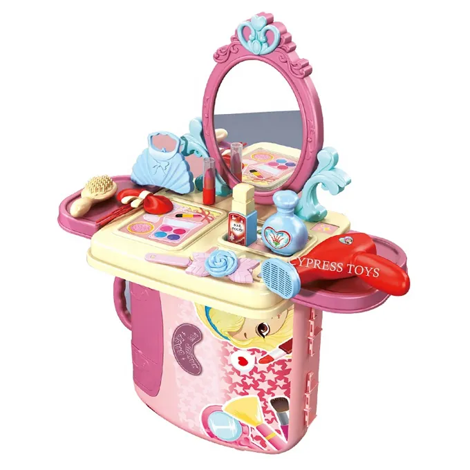 2-in-1 Makeup Kit & Dressing Table Backpack - Stylish Toy for Girls - Image 5