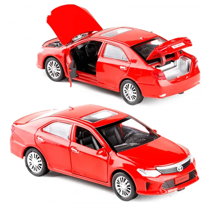 Toyota Camry 1:28 Scale Die-Cast Car - 6 Inches - Red - Image 2