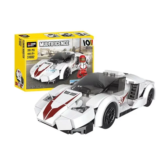 Thunder Racing Car Building Kit by Decool - 209 Parts