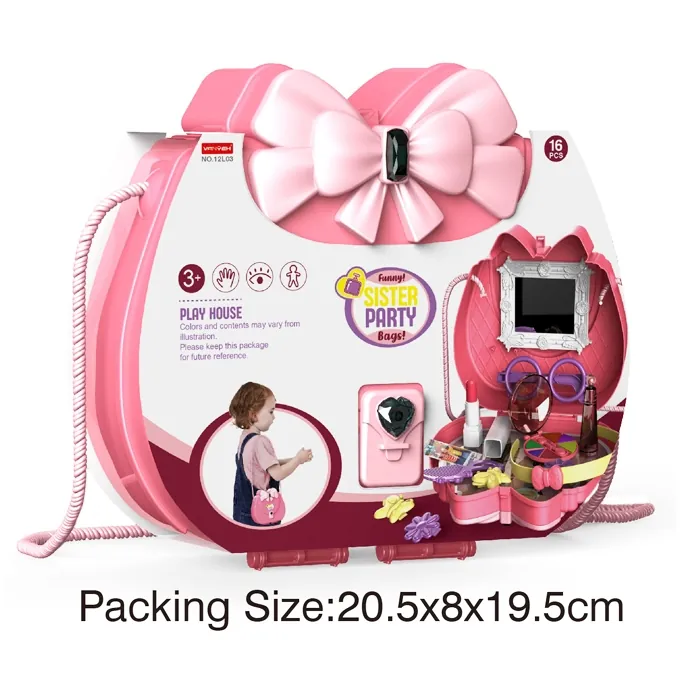 Portable Sister Party Beauty Play Set in a Briefcase - High-Quality Role-Playing Toy - Image 2