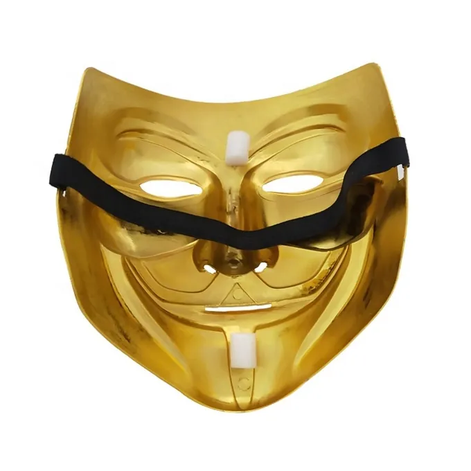 V For Vendetta Golden Mask - Premium Collectible Item for Fans - Image 2