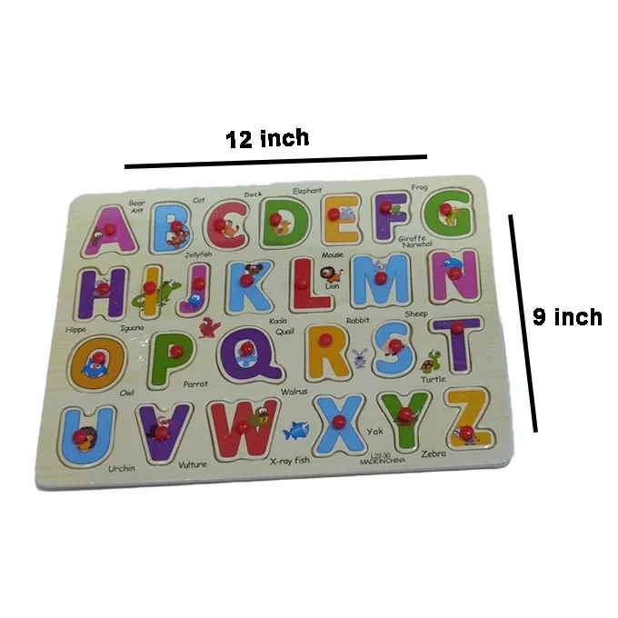 A to Z Learning Animal Wooden Alphabets Puzzle for Kids - Image 2
