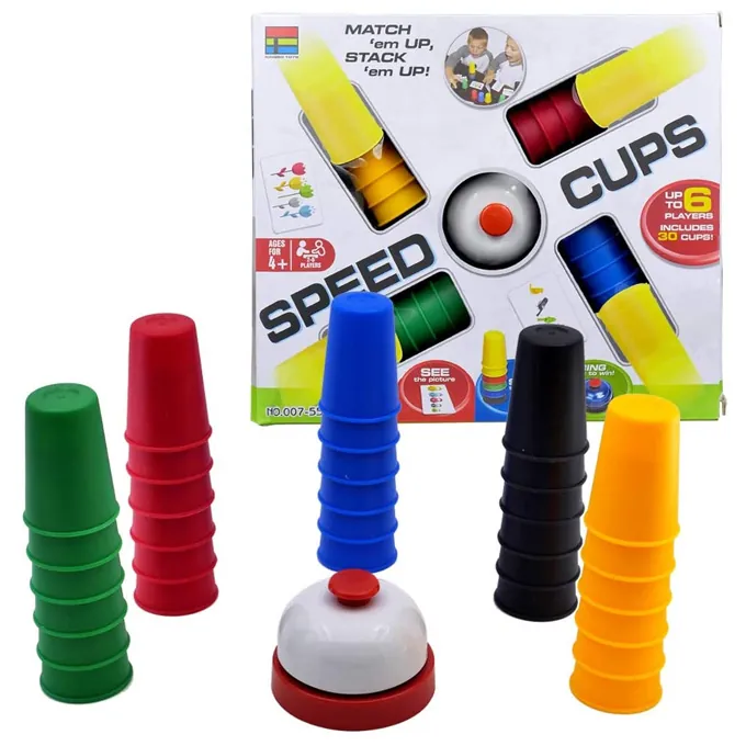Quick Cups Game - Speed and Coordination Game (Ages 5+)